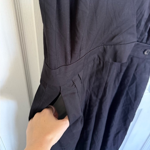 Wildfang The Empower High Waist V Neck Jumpsuit in Black - Picture 4 of 10